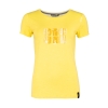 T-Shirt wspinaczkowy damski Chillaz GANDIA BLOC WOODS YELLOW