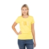 T-Shirt wspinaczkowy damski Chillaz GANDIA BLOC WOODS YELLOW