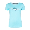 T-Shirt wspinaczkowy damski Chillaz GANDIA NATURE FEEL THE SPIRIT LIGHT BLUE