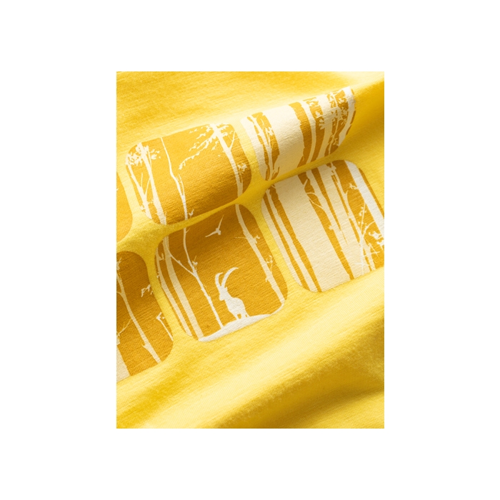 T-Shirt wspinaczkowy damski Chillaz GANDIA BLOC WOODS YELLOW