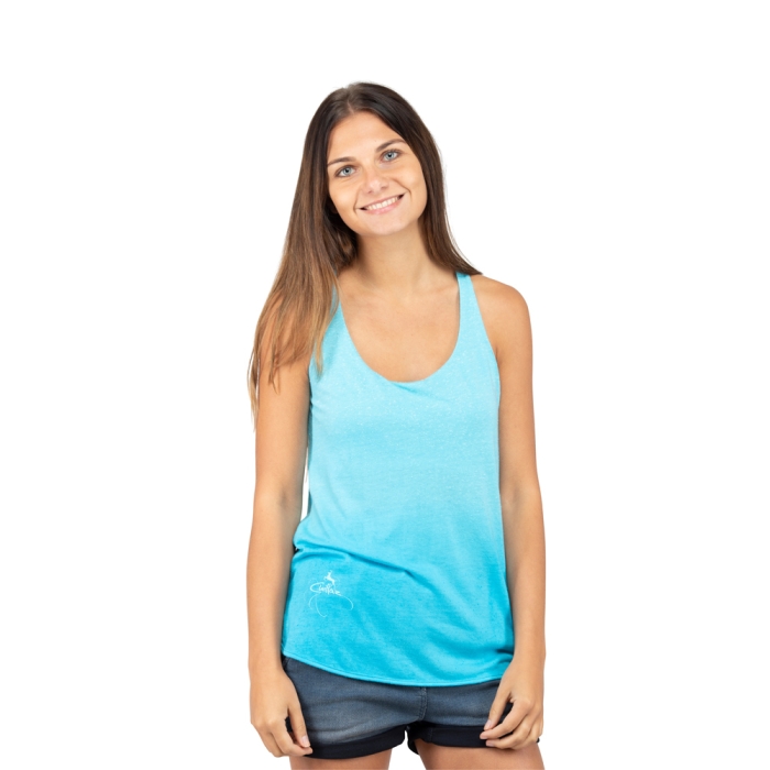 Top wspinaczkowy damski Chillaz TOSCANA DEER LOGO LIGHT BLUE