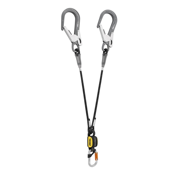 Podwójna lonża Petzl ABSORBICA - Y MGO 80 CM - NOWOŚĆ 2024