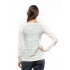 Bluza damska Chillaz SERLES WAVY STRIPES CREME OIL BLUE