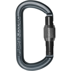 Karabinek Skylotec OVAL SCREW BLACK