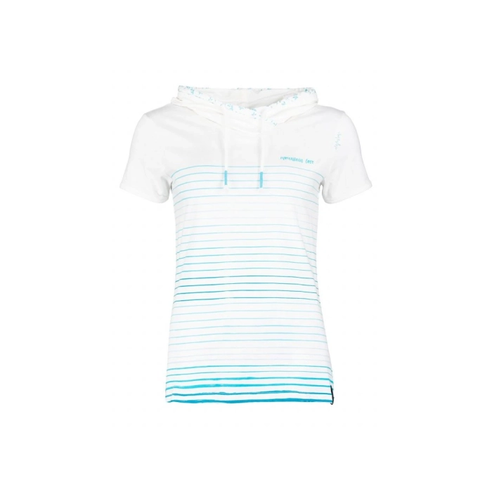 T-Shirt damski Chillaz BALI STRIPES CREME/BLUE