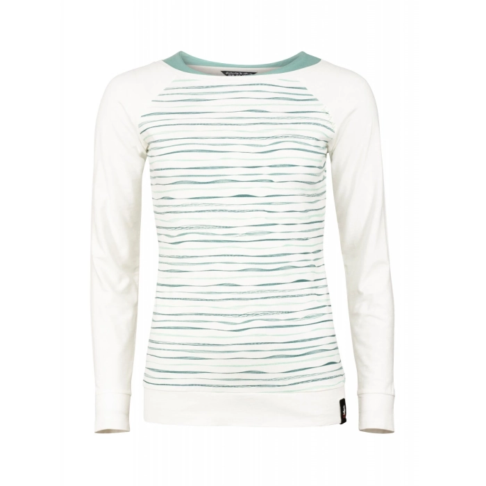 Bluza damska Chillaz SERLES WAVY STRIPES CREME OIL BLUE