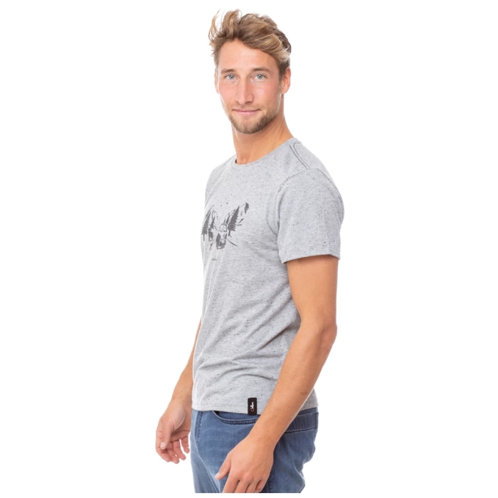 T-shirt męski Chillaz FEEL THE SPIRIT BUS GREY MELANGE